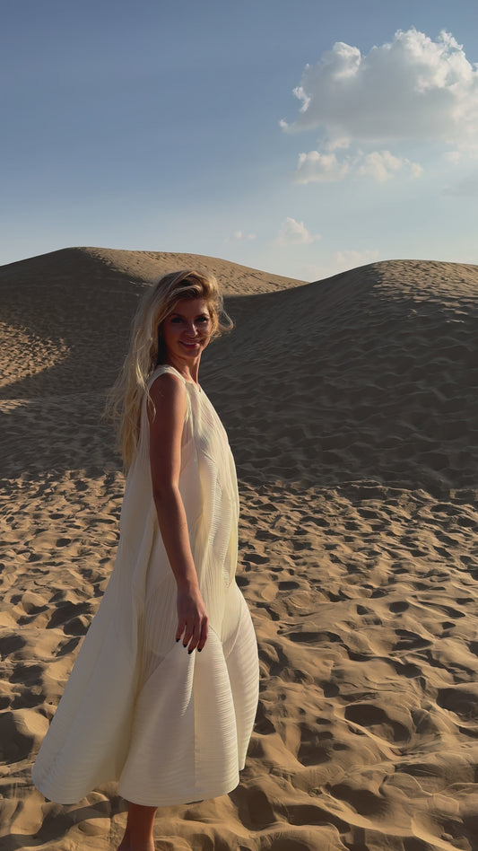 CLOUD Cream Dress