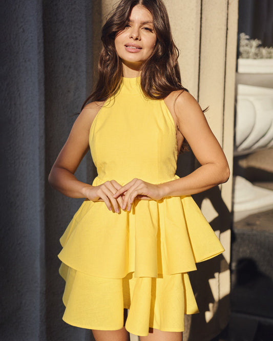 SUNNY DRESS (bow tie)